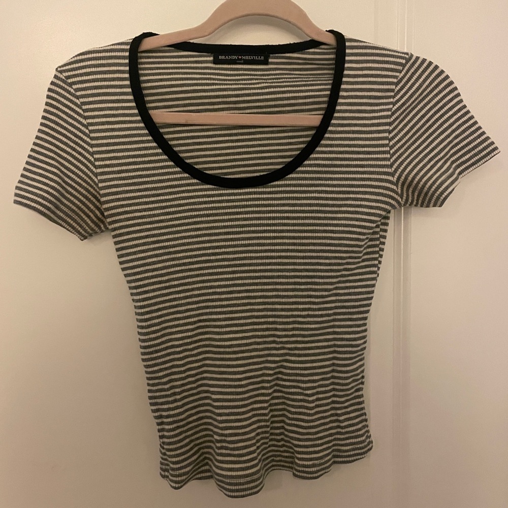 Brandy Melville Striped Tee